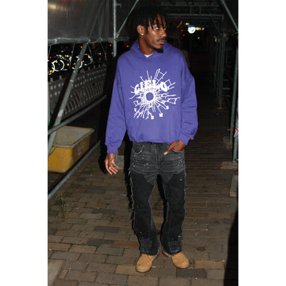 CHANGING VIEWS HOODIE PURPLE